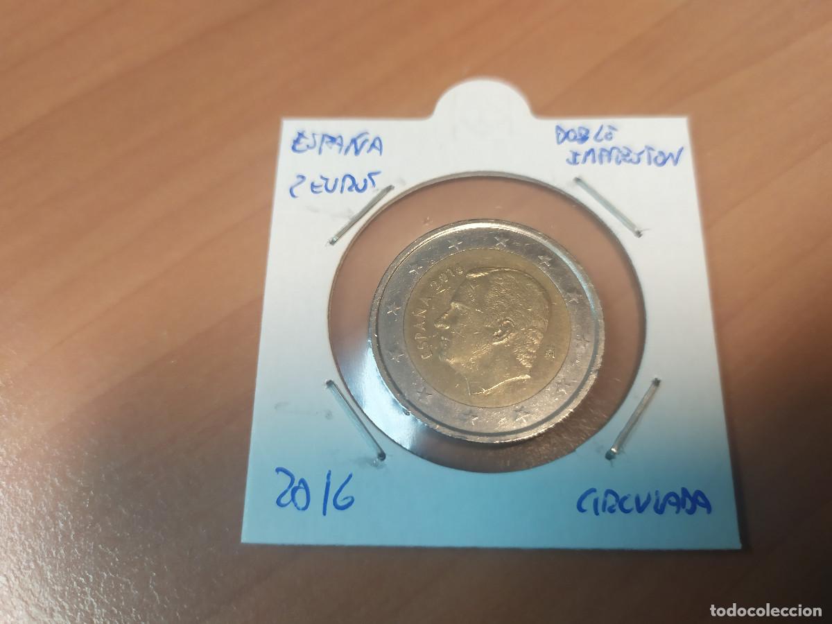 Euros: 003903NUM-X0146-Espa&ntilde;a- 2 &euro; -2016 - doble impresi&oacute;n - encartonada