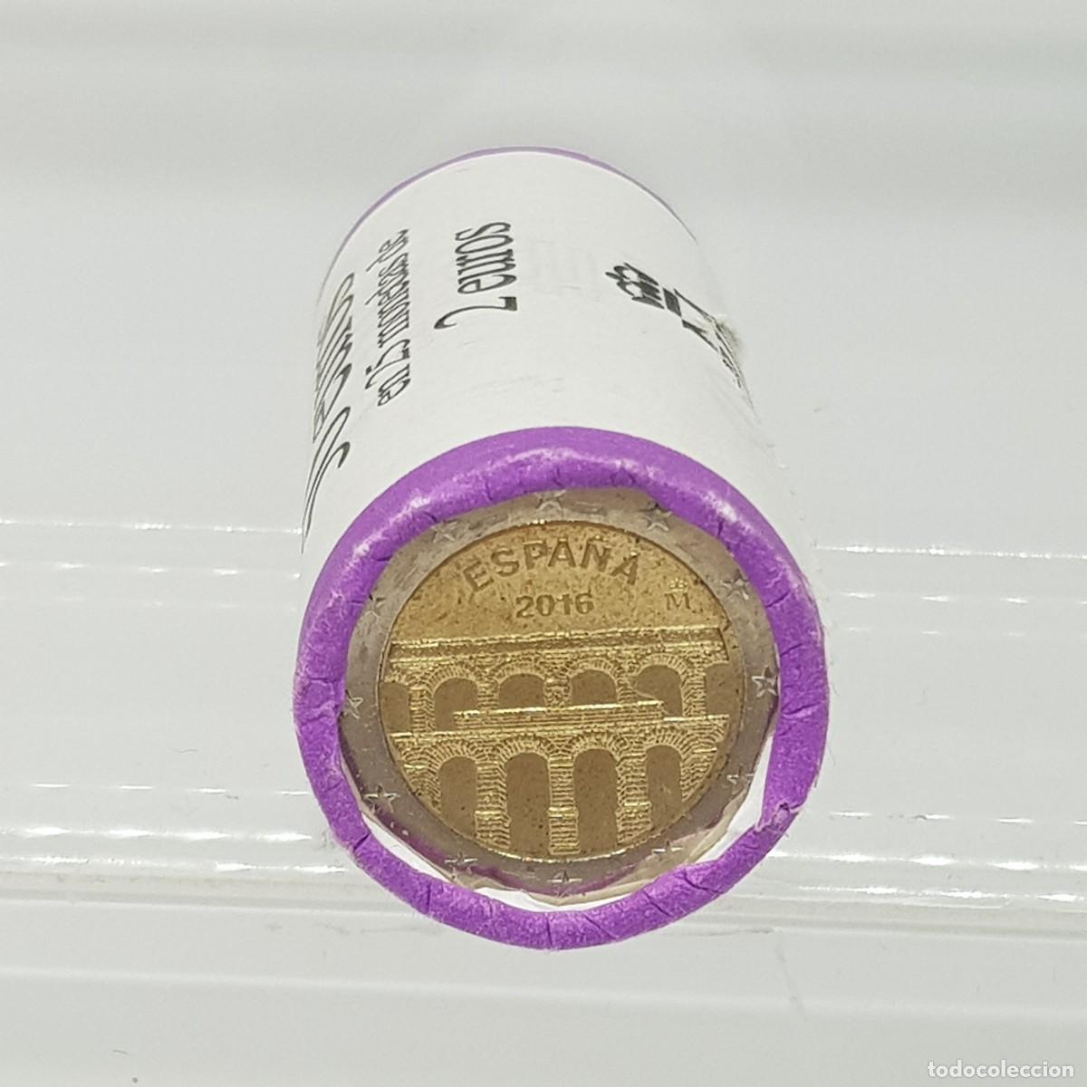 Euros: ESPA&Ntilde;A 2016 ROLLO 25 MONEDAS 2 EUROS - ACUEDUCTO DE SEGOVIA