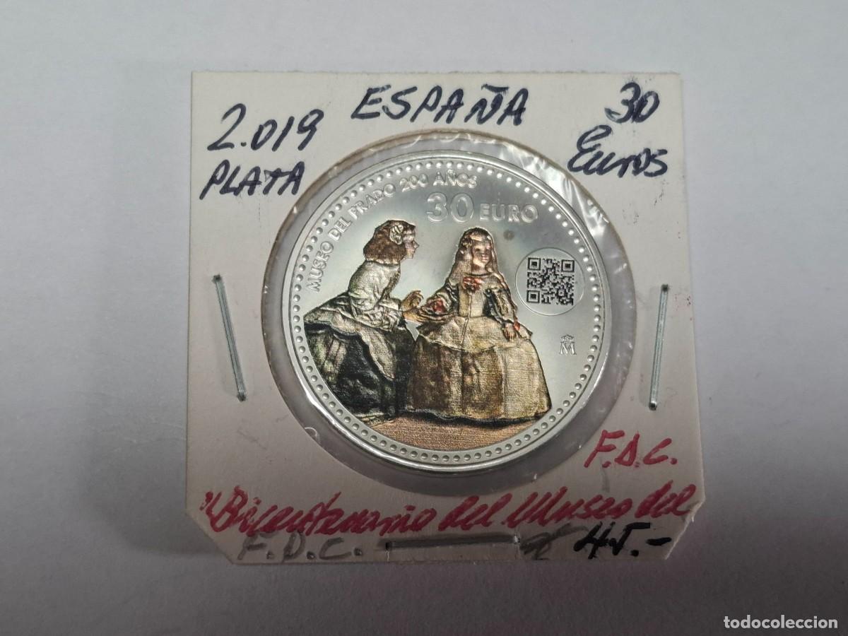 Euros: 30 EUROS de PLATA de 2019 200 ANV. MUSEO DEL PRADO BANCO DE ESPA&Ntilde;A en FDC