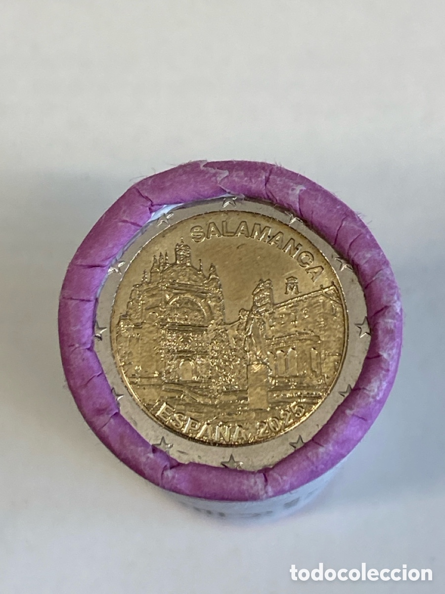 Euros: Una moneda 2 e Conmemorativa de Salamanca 2025