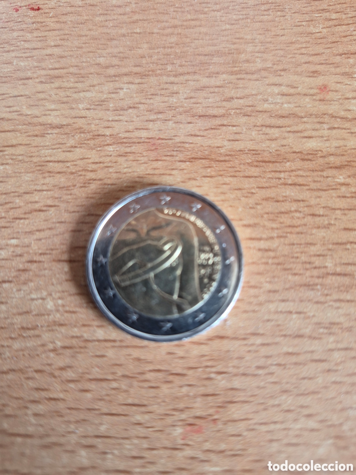 Euros: FRANCIA 2017 - Moneda 2 euros Conmemorativa - 25&deg; ANIVERSARIO DEL LAZO ROSA -CIRCULAD