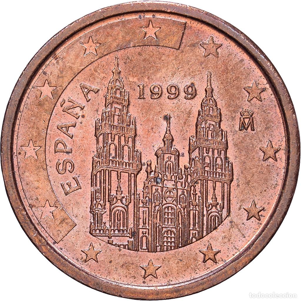 Euros: [#1514239] Espa&ntilde;a, 2 Centimes, Burgos cathedral, 1999, Madrid, Cobre chapado en acero, MBC