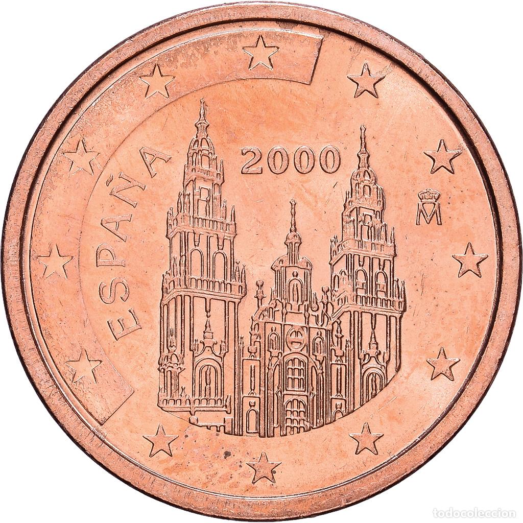 Euros: [#1514238] Espa&ntilde;a, 2 Centimes, Burgos cathedral, 2000, Madrid, Cobre chapado en acero