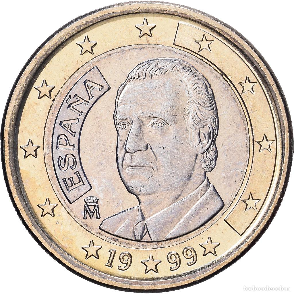 Euros: [#1514101] Espa&ntilde;a, Juan Carlos I, 1 Euro, 1999, Madrid, Bimet&aacute;lico, SC+