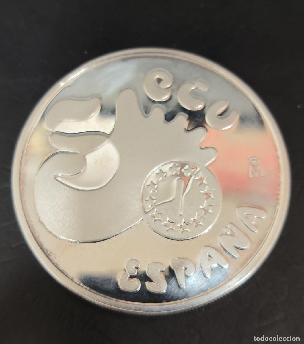 Euros: ESPA&Ntilde;A A&Ntilde;O 1991 , 5 ECU PLATA (925) &rdquo; AVERROES &rdquo;