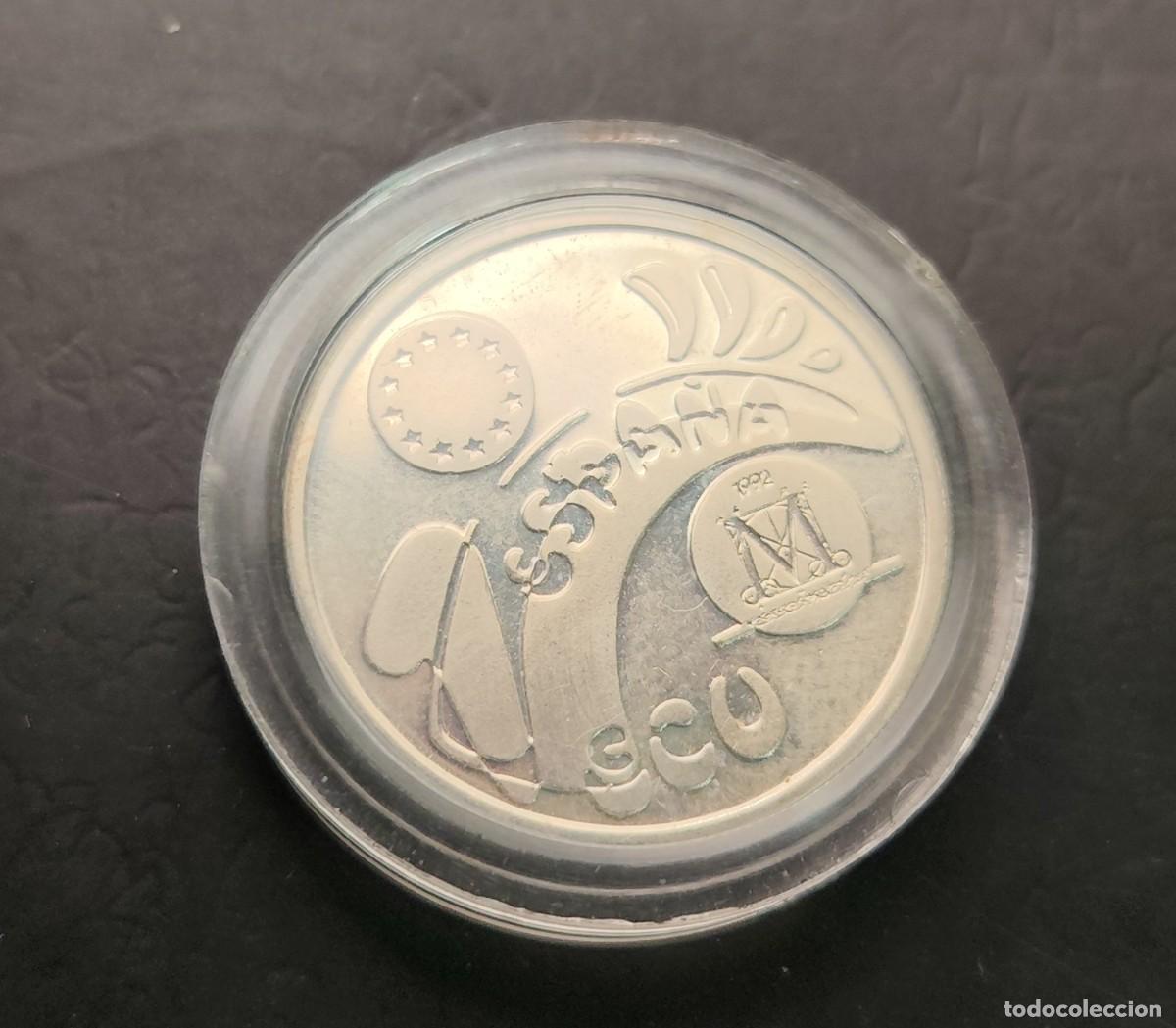 Euros: ESPA&Ntilde;A A&Ntilde;O 1991 , 1 ECU PLATA (925) &rdquo; MADRID CAPITAL DE LA CULTURA &rdquo;