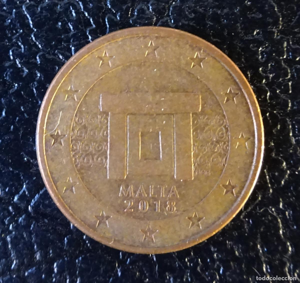 Euros: MALTA 1 C&Eacute;NTIMO DE EURO 2018