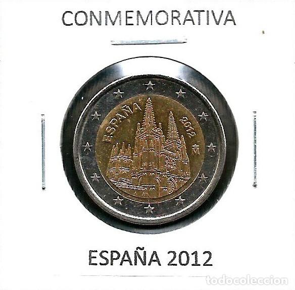 Euros: ESPA&Ntilde;A 2012 - CONMEMORATIVA BURGOS - KM 1254 - CIRCULADA EBC