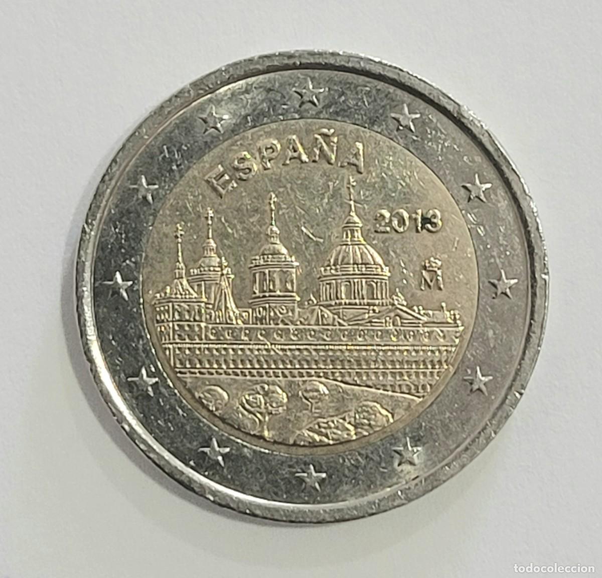 Euros: MONEDA 2 EUROS ESPA&Ntilde;A 2013 CONMEMORATIVA MONASTERIO DEL ESCORIAL