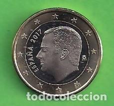 MONEDA DE 1 EURO DE FELIPE VI ESPAÑA 2017