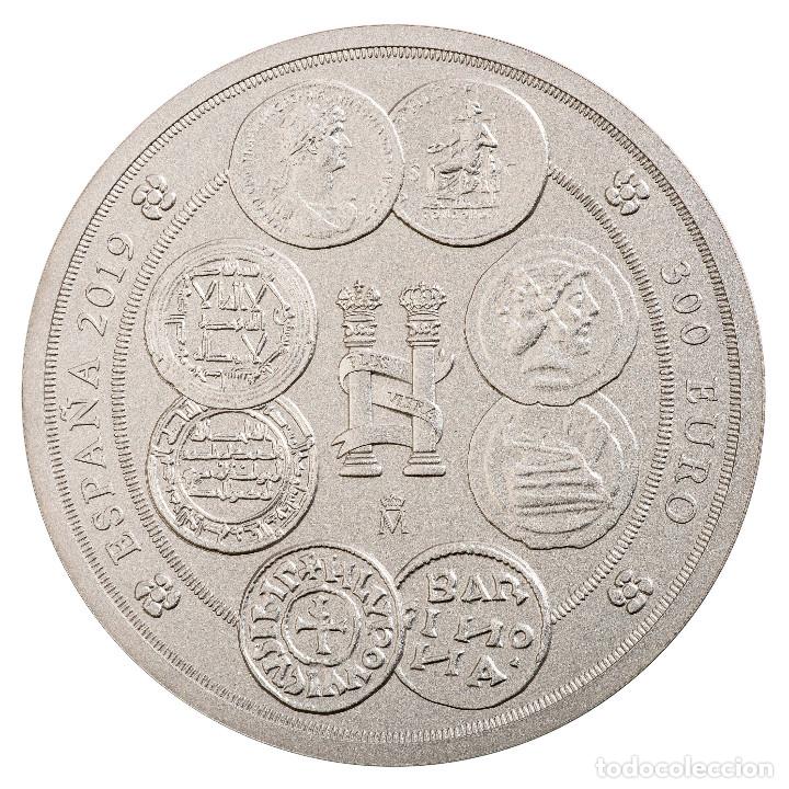Monedas de Felipe VI: ESPAÑA 300 euro plata 2019 UNIDADES MONETARIAS ESPAÑOLAS - 1 kilo plata pura - Foto 2 - 160930190
