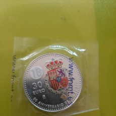 Monedas de Felipe VI: 30 EUROS 2018 FELIPE V PLATA ESPAÑA FNMT ESCUDO COLOREADO