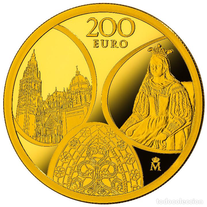 Monedas de Felipe VI: ESPAÑA 200 euro oro 2020 proof SERIE EUROPA - EL GÓTICO - 4 escudos - Foto 2 - 217265696