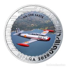 Monedas de Felipe VI: ESPAÑA 1,5 EURO MULTICOLOR 2020 - AVION HA-200 SAETA - HISTORIA DE LA AVIACIÓN. Lote 229399595