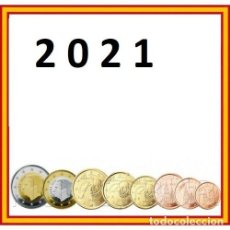 Monedas de Felipe VI: ESPAÑA: SERIE COMPLETA EURO 2021 LOS 8 VALORES S/C REY FELIPE VI. Lote 388774414