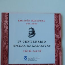 Monedas de Felipe VI: EXPOSITOR OFICIAL DE LA FNMT EMISION NACIONAL DEL EURO 2016. Lote 363285840