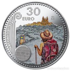 Monedas de Felipe VI: ESPAÑA. FELIPE VI. 30 EUROS. 2.021. XACOBEO 21-22. PLATA. Lote 323757593