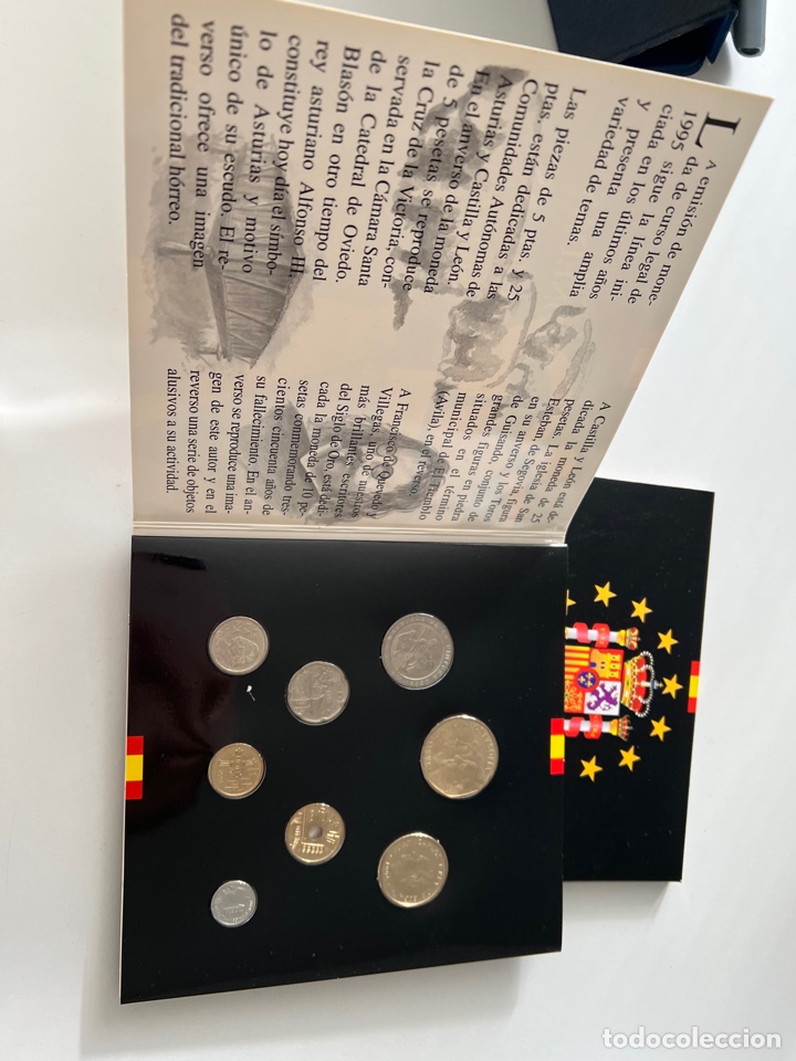 Monedas de Felipe VI: Cartera de monedas 1995 - Foto 2
