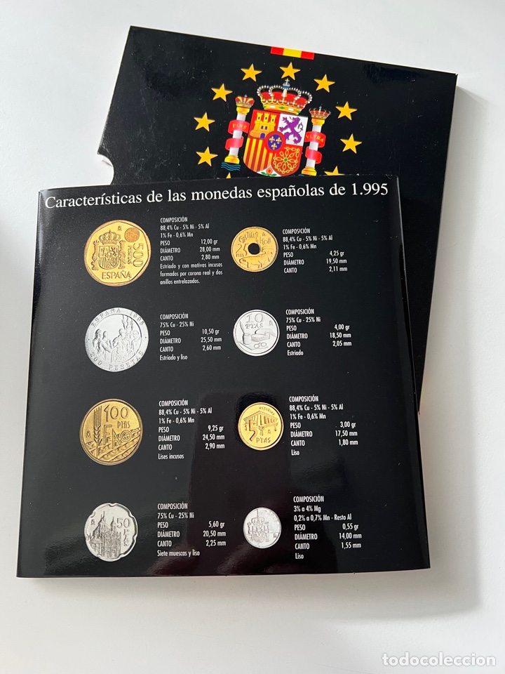 Monedas de Felipe VI: Cartera de monedas 1995 - Foto 1