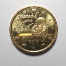 Monedas de Felipe VI: MONEDA 50 CÉNTIMOS DE EURO. ESPAÑA 2019. CONMEMORATIVA. IMAGEN DE MIGUEL DE CERVANTES