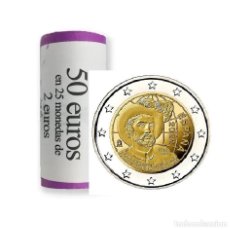 Monedas de Felipe VI: ESPAÑA CARTUCHO ORIGINAL 2 EURO 2022 JUAN SEBASTIAN EL CANO S/C