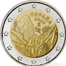 Monedas de Felipe VI: 2 EUROS ESPAÑA 2022 -PARQUE NACIONAL DE GARAJONAY *MONEDA CONMEMORATIVA*-ENCAPSULADA. Lote 359598025