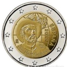 Monedas de Felipe VI: 2 EUROS ESPAÑA 2022 -JUAN SEBASTIAN EL CANO *MONEDA CONMEMORATIVA*-ENCAPSULADA. Lote 338373303