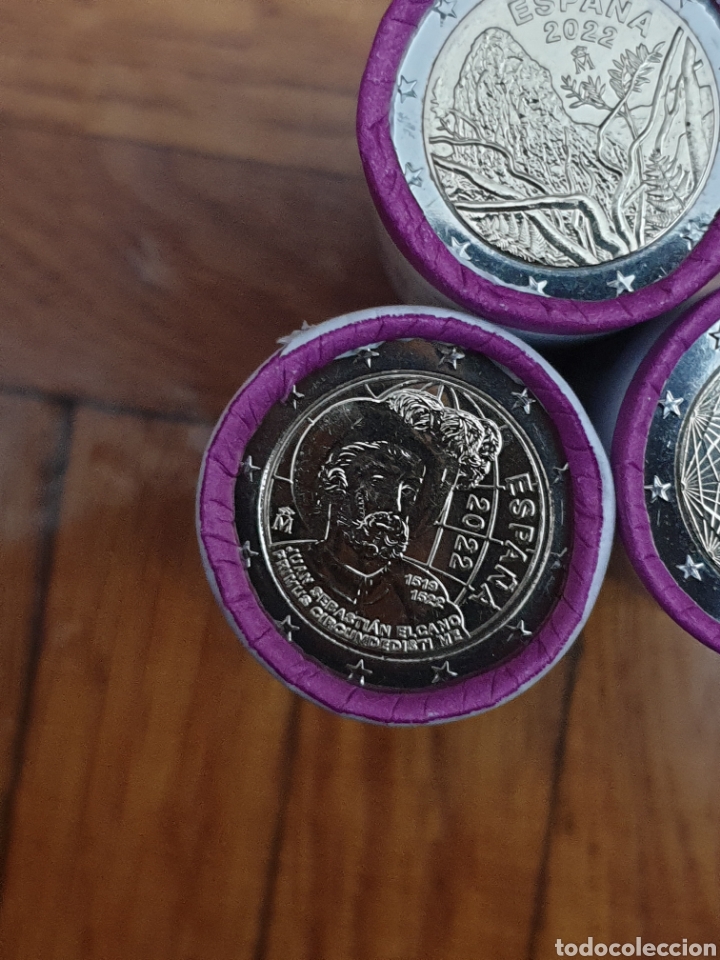 Monedas de Felipe VI: Pack rollos de monedas de 2&euro; 2022 - Foto 4