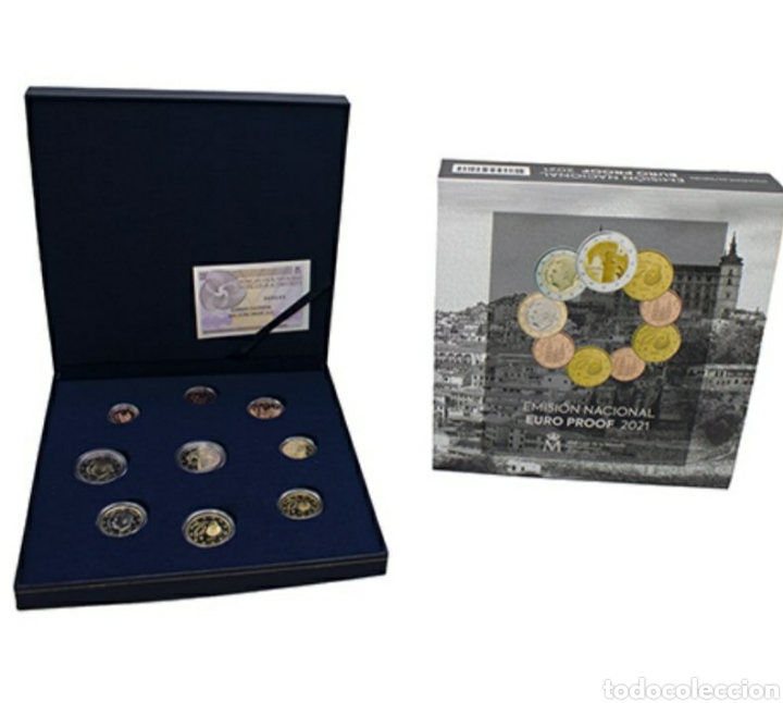 Monedas de Felipe VI: Espa&ntilde;a estuche Proof 2021 - Foto 1