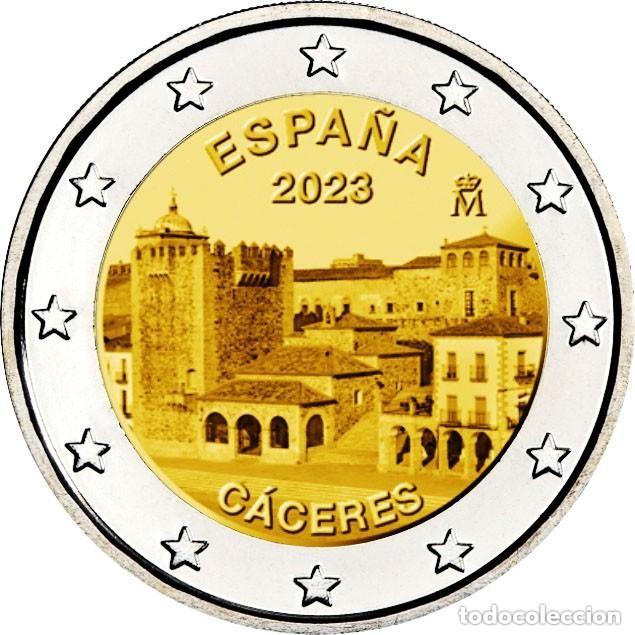 Monedas de Felipe VI: 2 &euro; ...Espa&ntilde;a 2023 - ... C&aacute;ceres - Foto 1