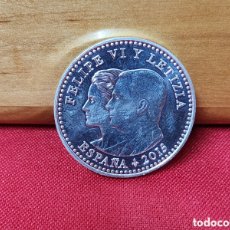 Monedas de Felipe VI: MONEDA DE PLATA DE 30 EUROS FELIPE VI Y LETIZIA 2015