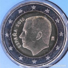 Monedas de Felipe VI: 2 EUROS ESPAÑA 2016 NUEVO TIPO REY FELIPE VI ENCAPSULADA S/C