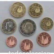 Monedas de Felipe VI: SERIE ESPAÑA 2024 -SERIE BASICA -8 MONEDAS- REY FELIPE VI S/C MONTADA EN TIRA
