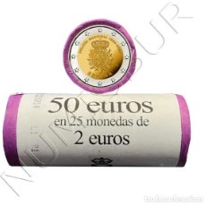 Monedas de Felipe VI: ESPAÑA CARTUCHO ORIGINAL 2 EURO 2024 POLICIA NACIONAL 200 ANIVERSARIO