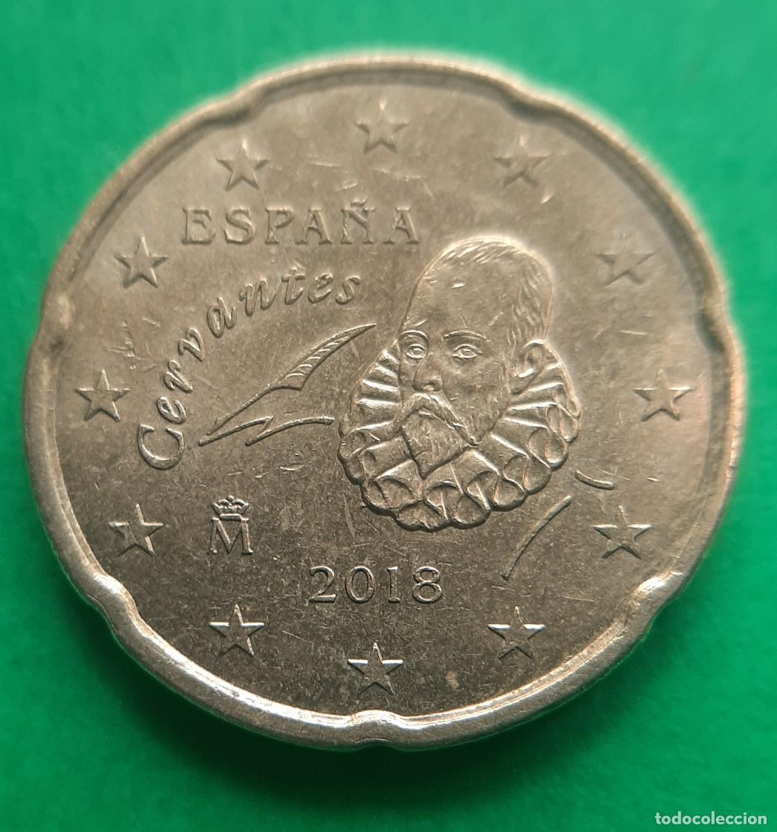 Monedas de Felipe VI: (ERROR-ESPA&Ntilde;A)(2018) 20 C&Eacute;NTIMOS EXCESO DE METAL. - Foto 3