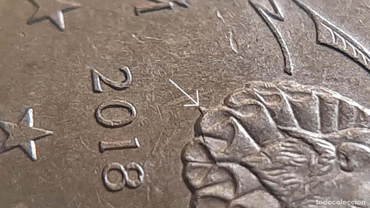 Monedas de Felipe VI: (ERROR-ESPA&Ntilde;A)(2018) 20 C&Eacute;NTIMOS EXCESO DE METAL. - Foto 7