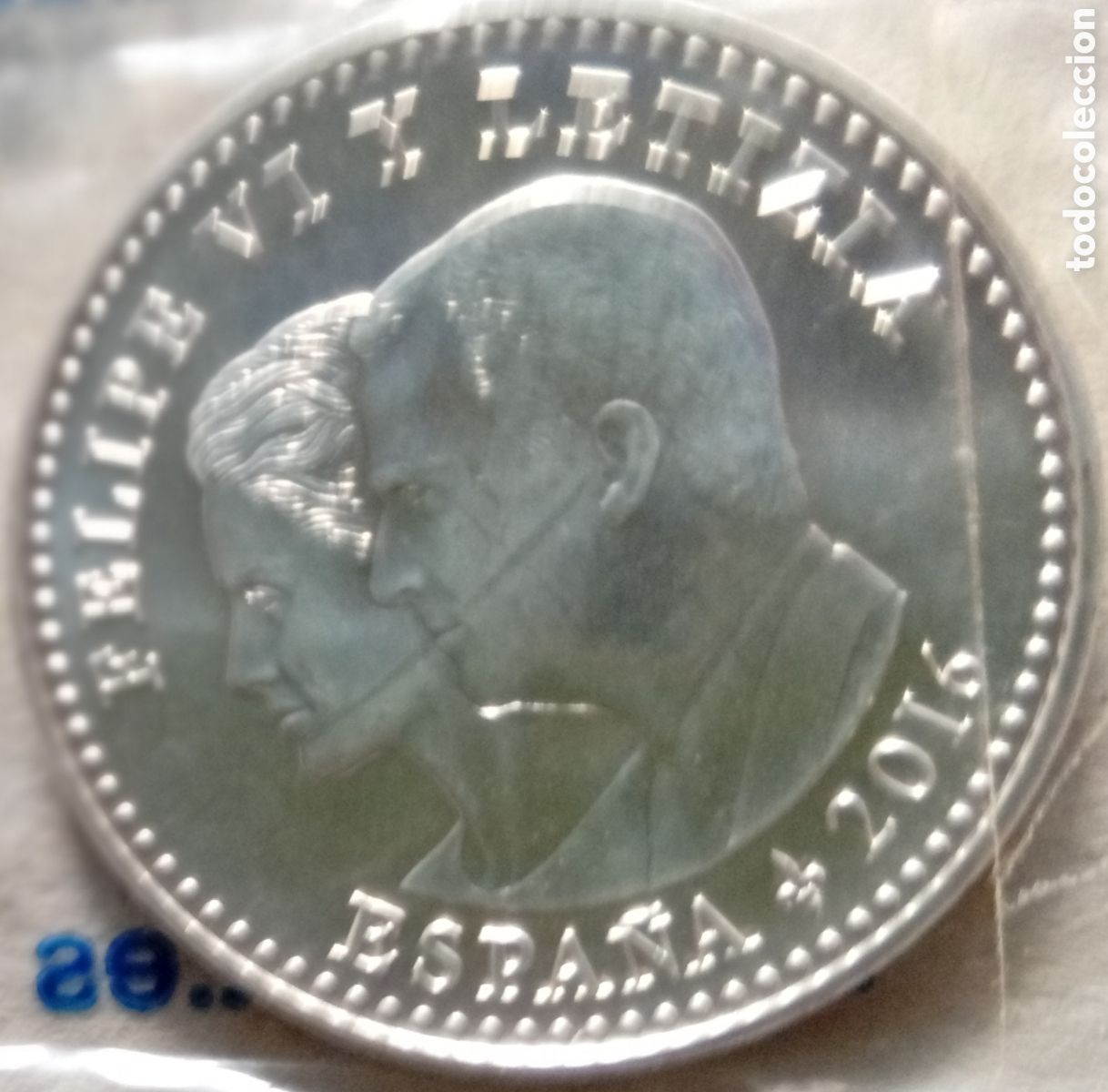 Monete di Felipe VI: Moneda 30&euro; IV centenario Cervantes 2016