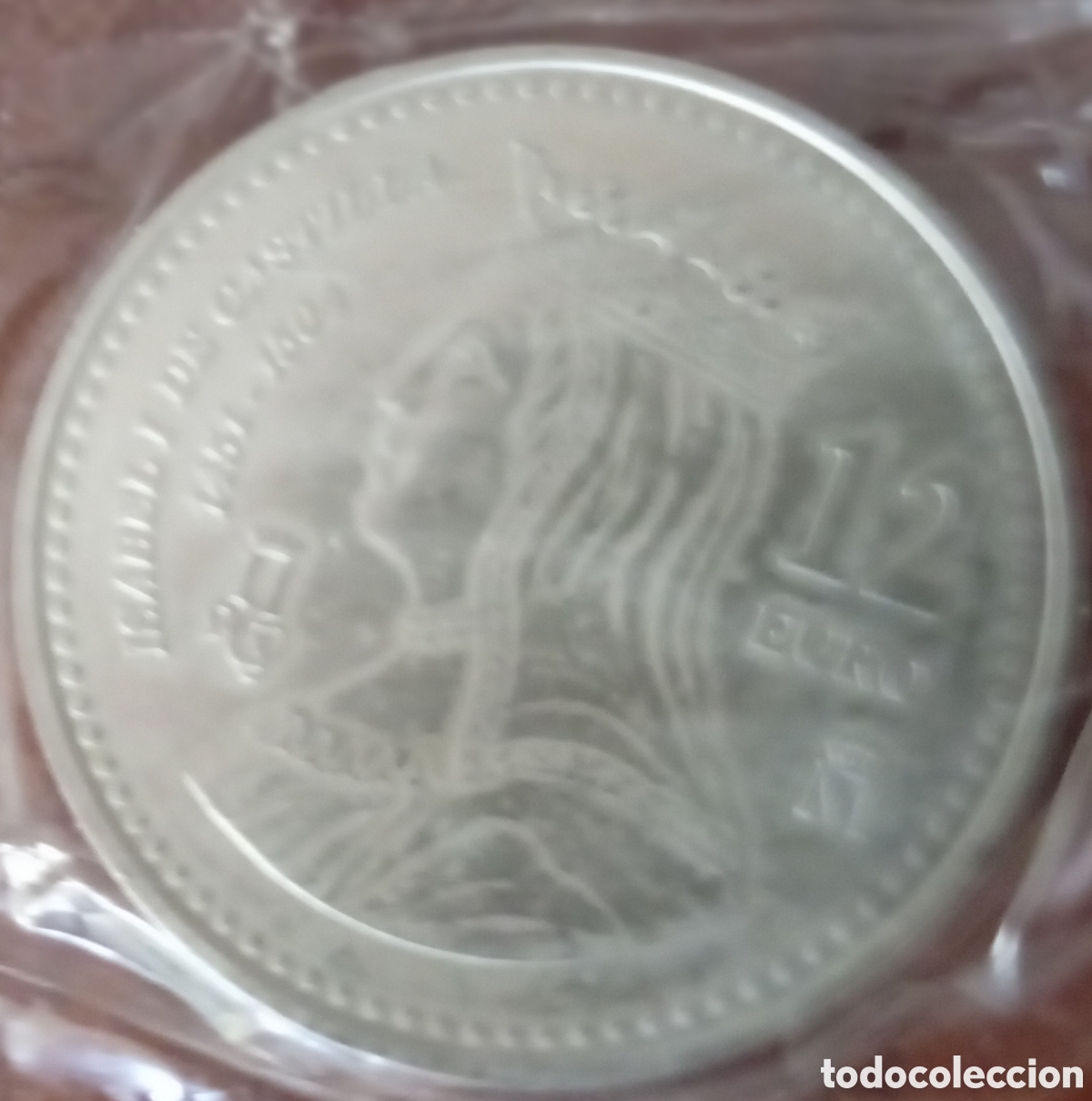 Monedas de Felipe VI: Moneda Isabel de Castilla 12&euro; del 2004 - Foto 1