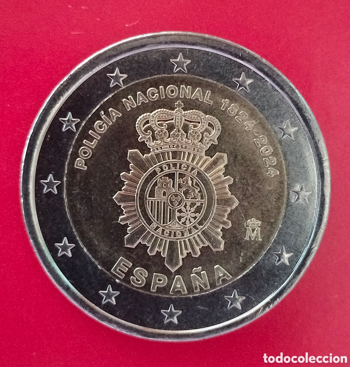 Monedas de Felipe VI: 2 euros POLIC&Iacute;A NACIONAL