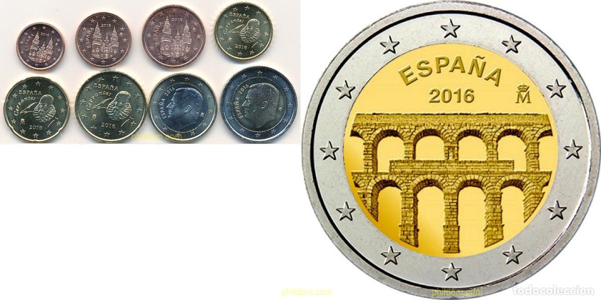 Monedas de Felipe VI: 3380 ESPA&Ntilde;A 2016 TIRA EUROS 2016 ESPA&Ntilde;A