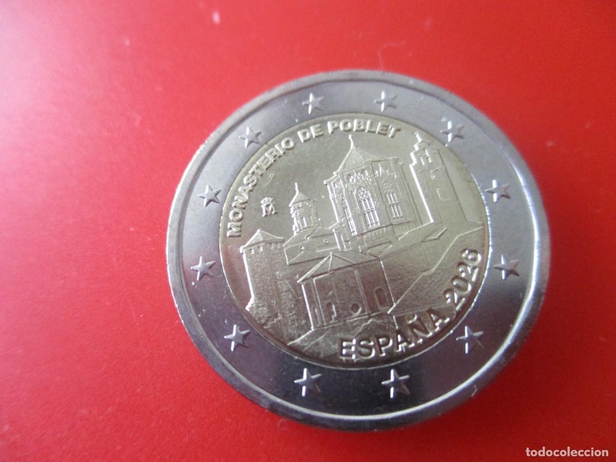 Monedas de Felipe VI: Espa&ntilde;a. 2 euros conmemorativos 2026. Poblet sin circular