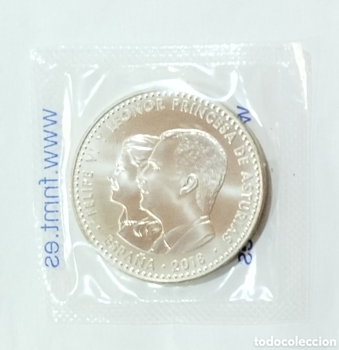 Monedas de Felipe VI: 30 Euros Espa&ntilde;a 2018 Plata (.925) Reino de Asturias Felipe VI y Princesa Leonor SC en sobre FNMT