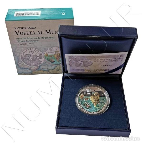 Monedas de Felipe VI: ESPA&Ntilde;A 10 euros plata 2020 - V Centenario de la vuelta al mundo
