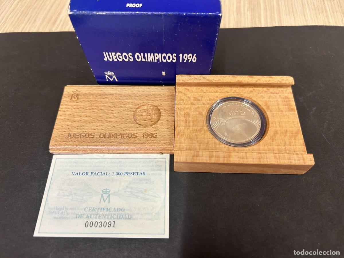 Monedas de Felipe VI: 1996, JUEGOS OL&Iacute;MPICOS 1996 ATLANTA, MONEDA DE 1000 PESETAS.
