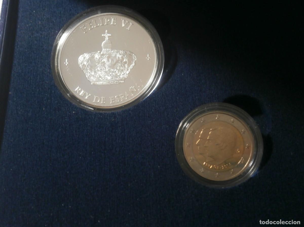 Monedas de Felipe VI: MONEDAS PROCLAMACI&Oacute;N REY FELIPE VI. PLATA. PROOF. CON CERTIFICADO. POR FAVOR,LEER.