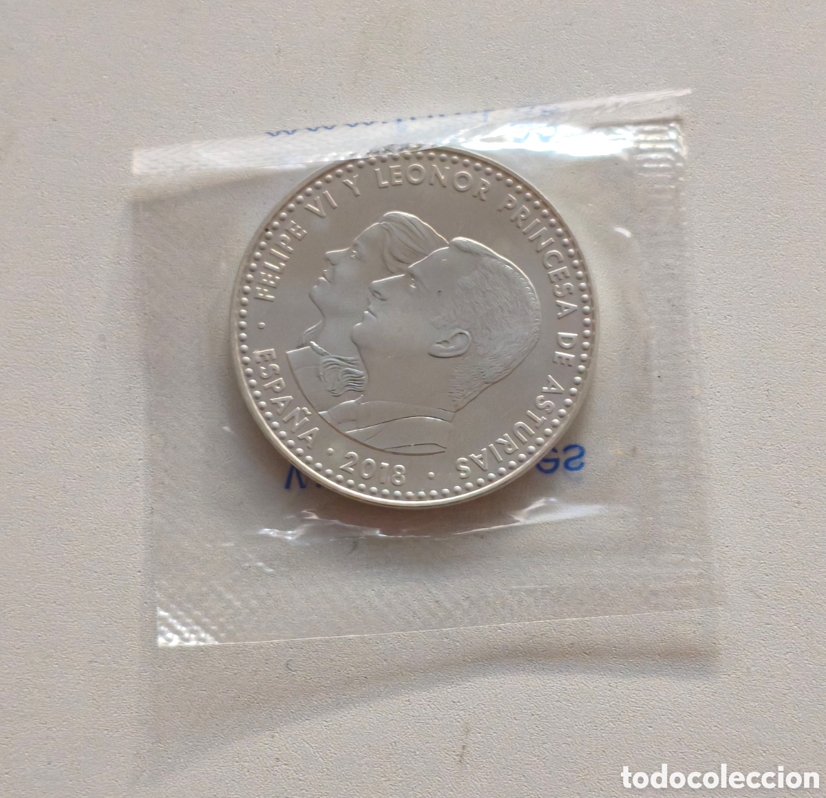 Monedas de Felipe VI: 30 EUROS ESPA&Ntilde;A PLATA 2018. SC. PRECINTO FNMT. ANIVERSARIO REINO DE ASTURIAS