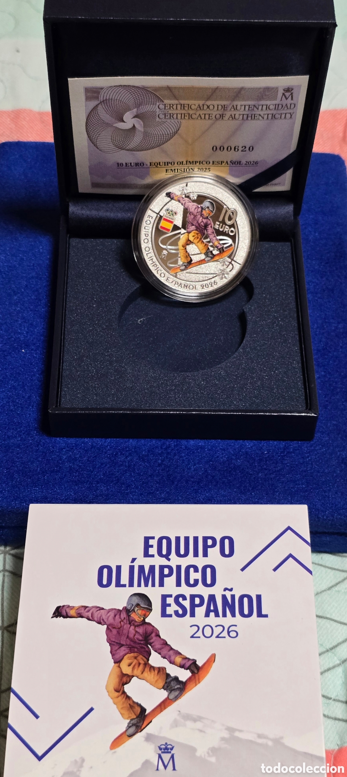 Monedas de Felipe VI: Espa&ntilde;a 10&euro; de Plata 2025 Equipo Olimpico Espa&ntilde;ol