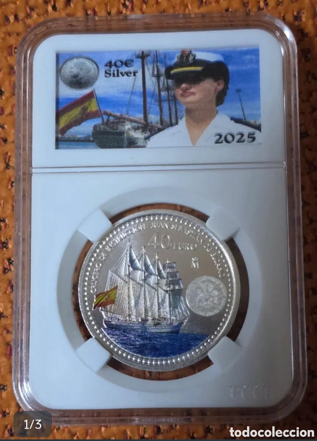 Monedas de Felipe VI: Espa&ntilde;a 40&euro; 2025 Crucero de Entrenamiento