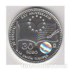 Monete di Felipe VI: moneda 30 euros Espa&ntilde;a 2017