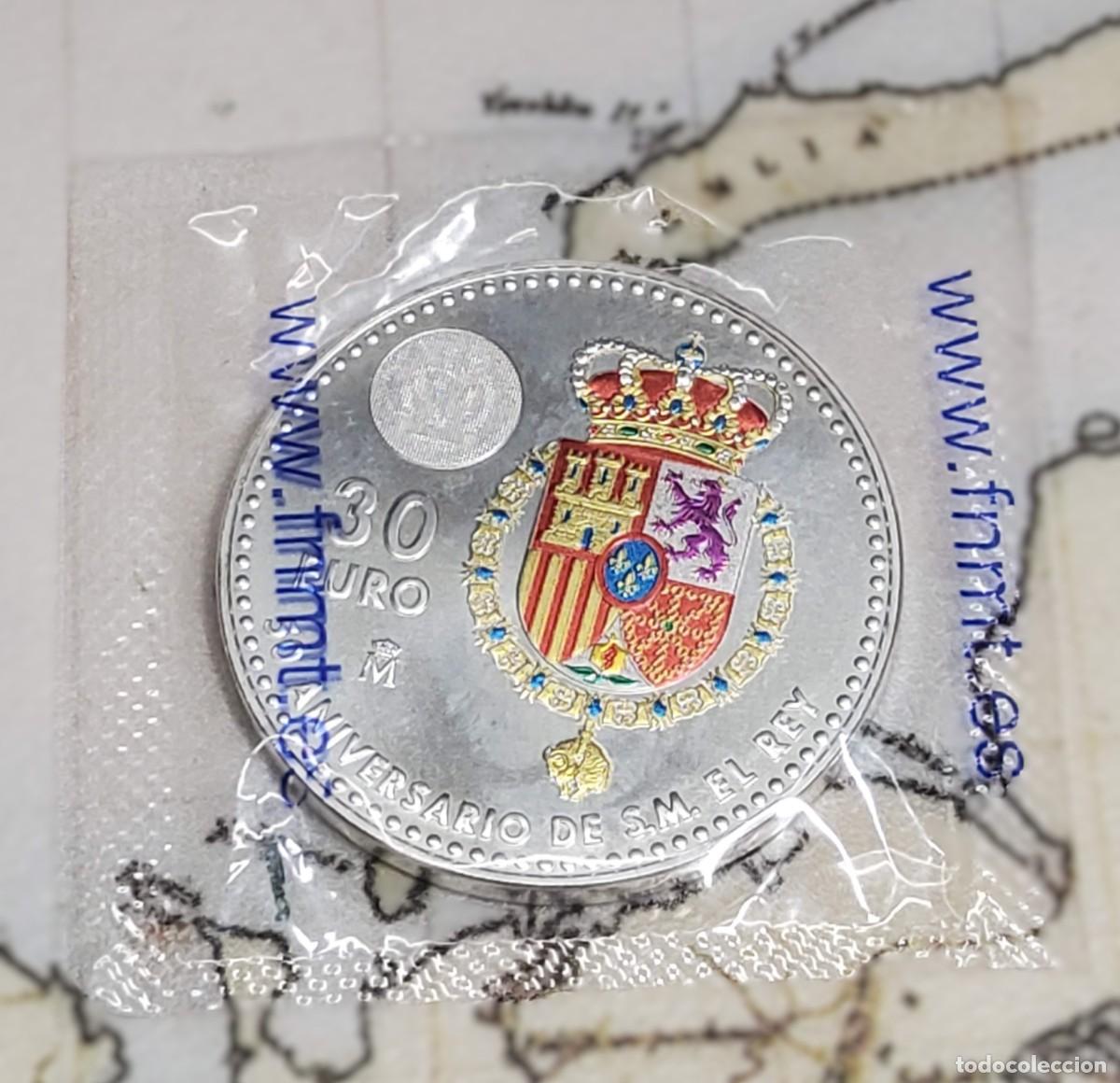 Monedas de Felipe VI: 30 EUROS DE PLATA Y ESMALTES DE ESPA&Ntilde;A DEL A&Ntilde;O 2015.BRILLAN UNCIRCULATED